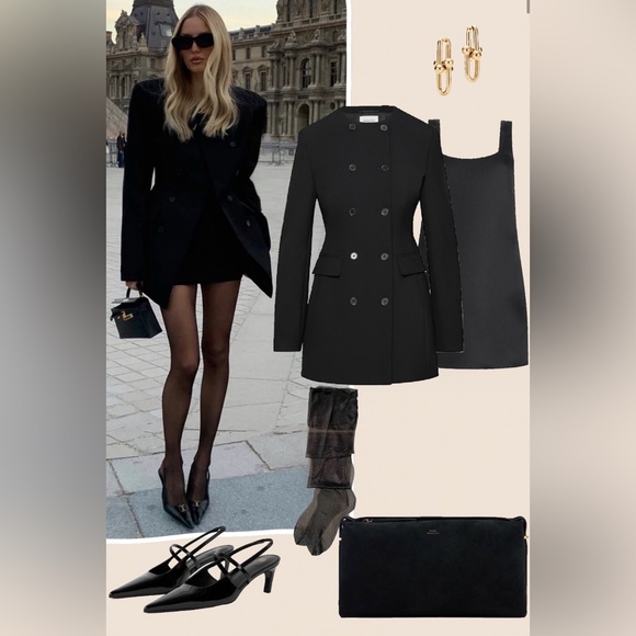 Toteme Sharp Slingback Pumps, 39, Black - Picture 17 of 17